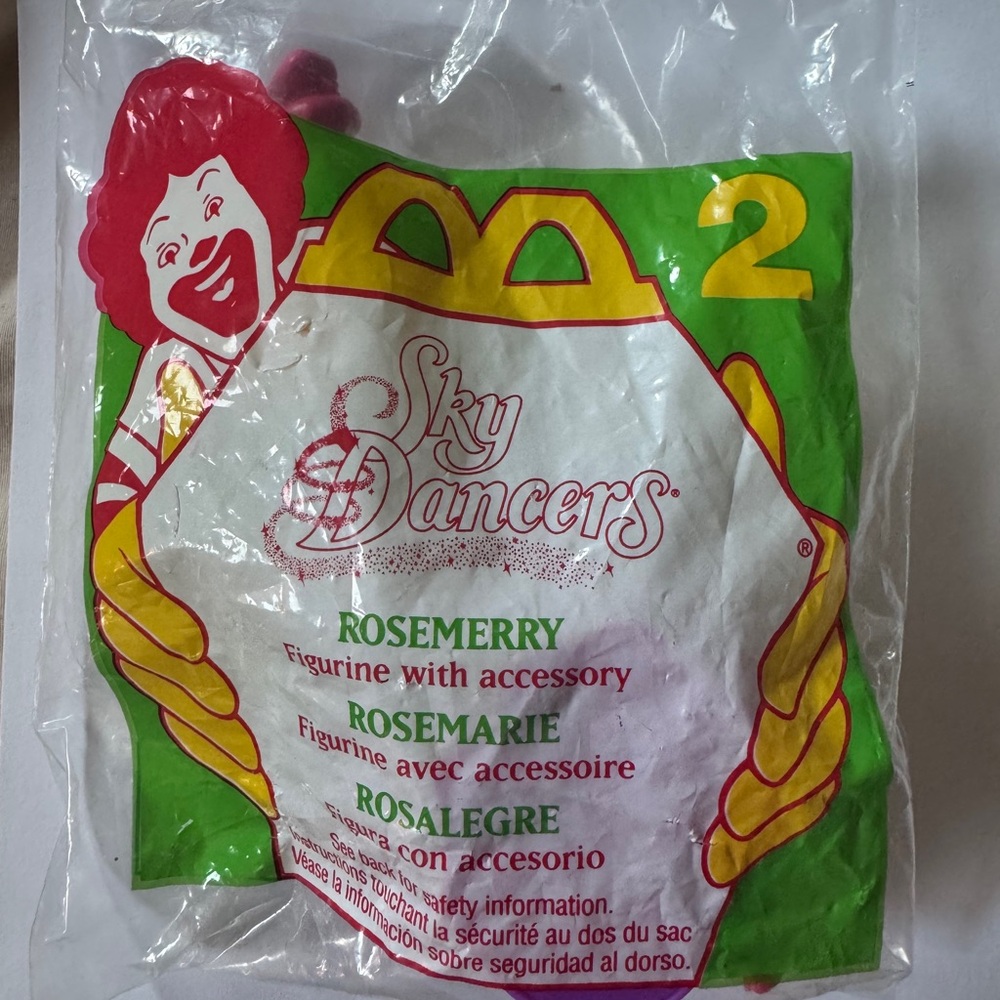 1996 McDonalds Happy Meal Toy Sky Dancers #2 Rosemerry Sealed collectible